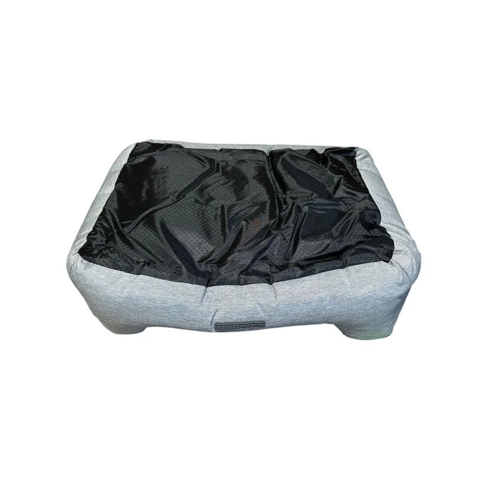 BLACK+DECKER Pet Bed Dog Grey Ultra Tough With Pillow